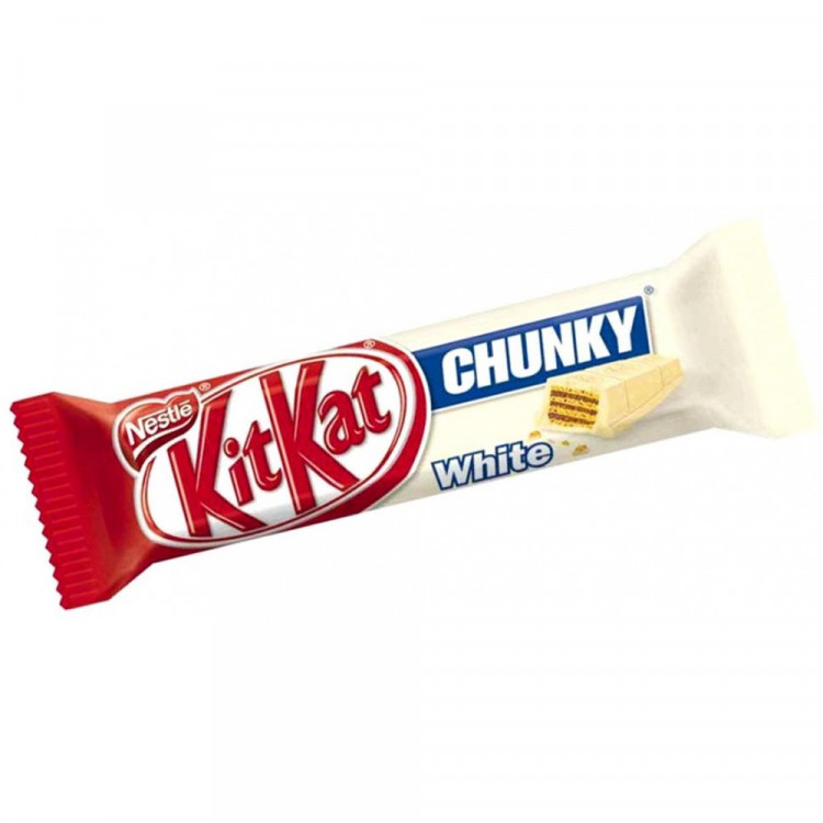 Батончик Кит Кат Чанки 40гр белый шоколад (Ст.24)