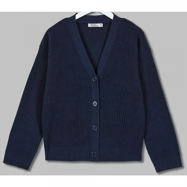 Кардиган для девочки (Делорас) арт.63979M размер 36/140-46/170 цвет черный