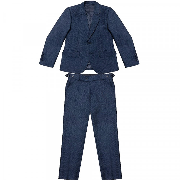 Костюм для мальчика (BROSTEM) артикул 780-2П (пиджак+брюки) размер 28/128-36/152 цвет синий Костюм для мальчика (BROSTEM) артикул 780-2П (пиджак+брюки) размер 28/128-36/152 цвет синий
