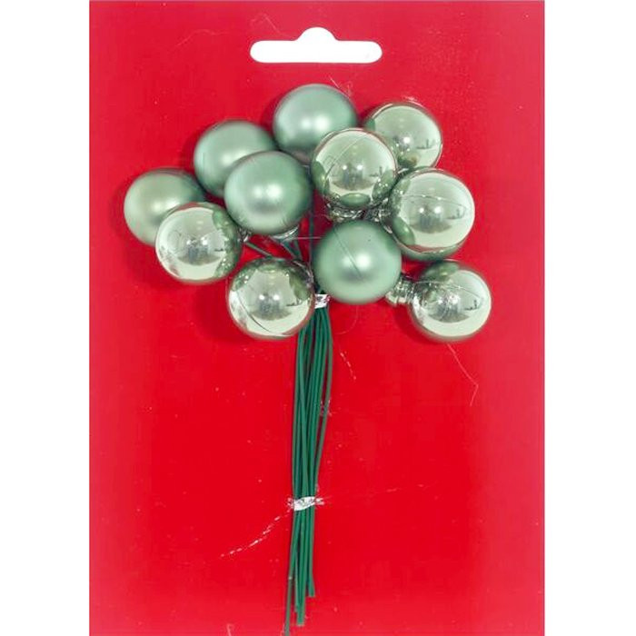 Украшение декоративное "Шарики" 12шт/пучок 15см арт.753346 Украшение декоративное "Шарики" 12шт/пучок 15см арт.753346