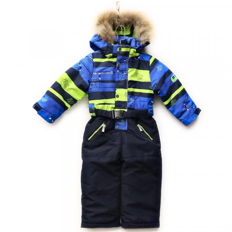 Комбинезон зимний для мальчика (MULTIBREND) арт.dcy-L-2215-3 цвет синий