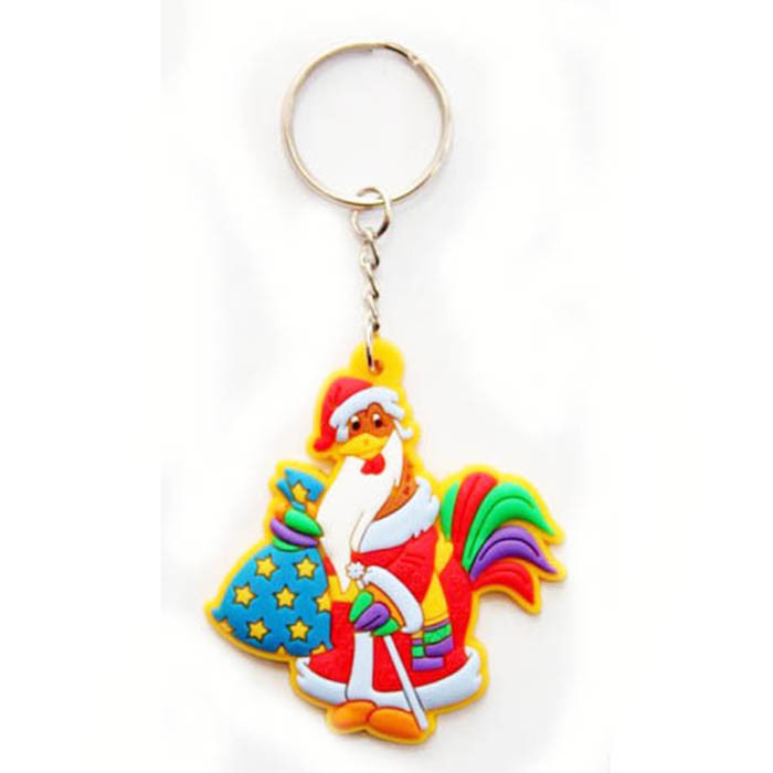 Брелок СИМВОЛ ГОДА "Петушок-санта" 5см арт.42221/48 Брелок СИМВОЛ ГОДА "Петушок-санта" 5см арт.42221/48
