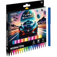 Фломастеры (deVENTE) Turbo Galaxy 12 цветов вентилируемый колпачок картонная коробка арт.5082627 Фломастеры (deVENTE) Turbo Galaxy 12 цветов вентилируемый колпачок картонная коробка арт.5082627
