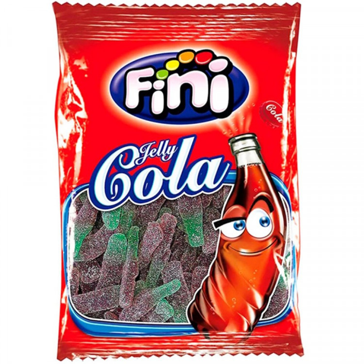 Жевательный мармелад FINI 90гр Кола в бутылочка в сазхаре (Ст.12)