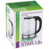 Чайник стекло 1,8л Homestar, арт. HS-1042, черный, 1500Вт