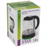 Чайник стекло 1,8л Homestar, арт. HS-1018, черный, 1500Вт