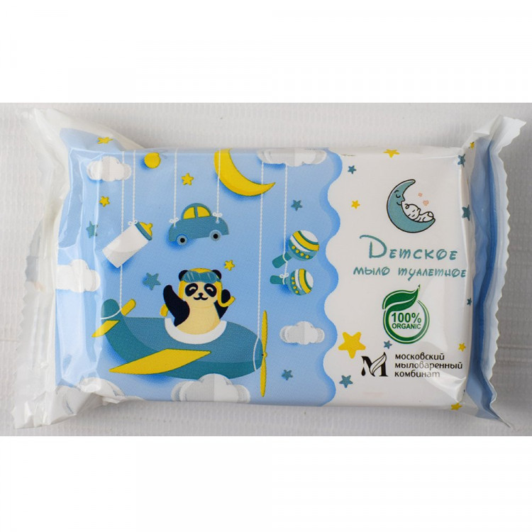 Мыло туалетное 100г в обертке  МЫЛОВАР марка Детское