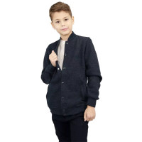 Бомбер для мальчика (UNIKKIDS) арт.UK-1055 размерный ряд 30/122-38/146 цвет синий Бомбер для мальчика (UNIKKIDS) арт.UK-1055 размерный ряд 30/122-38/146 цвет синий