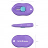 Нож канцелярский 09мм ErichKrause Cloud Mini Pastel пластиковые направляющие арт.62755
