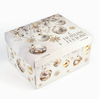 Коробка подарочная сборная 31*25*16см "Золотая роскошь" арт.10353914