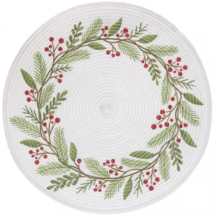 Салфетка сервировочная ПВХ "Зимняя фантазия" 38см арт.898-168