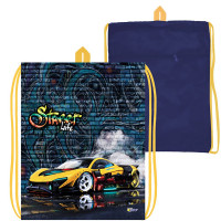 Сумка для сменной обуви 1 отделение с карманом (ОНИКС) МО-26-1-2р  Яркое авто 370х470 мм