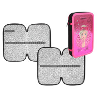 Пенал 2 отделения (deVente) 205х120мм Too Cute Girl тиснение фольгой арт. 7012301