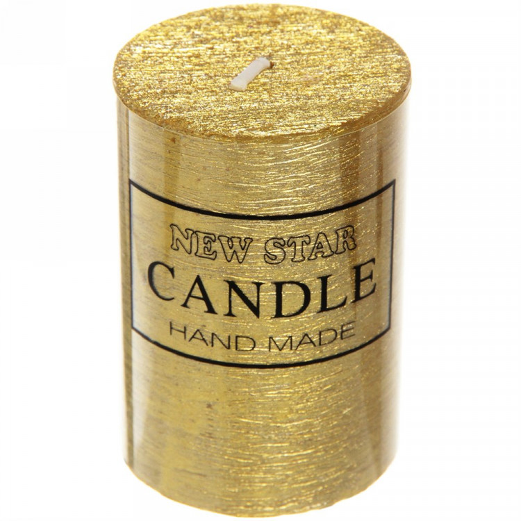 Свеча столбик "New Star ZD-072" 05*7,5см цв.золото арт.114-139 Свеча столбик "New Star ZD-072" 05*7,5см цв.золото арт.114-139