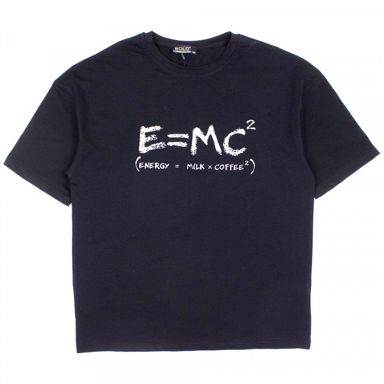 Футболка для мальчика арт.BOLD 7546 7057 размер 36/140-48/176 цвет черный Футболка для мальчика арт.BOLD 7546 7057 размер 36/140-48/176 цвет черный