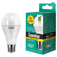 Лампа светодиодная Е27 13Вт 3000К (теплый) Camelion груша Лампа светодиодная Е27 13Вт 3000К (теплый) Camelion груша