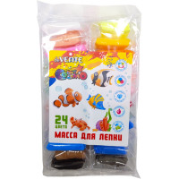Масса для лепки 24 цвета (deVENTE) 3 стека арт.8042430