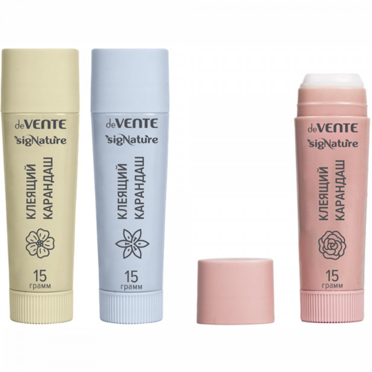 Клей-карандаш 15г deVENTE (быстросохнущий) sigNATURE PVP основа арт.4042501 (Ст.12/324) Клей-карандаш 15г deVENTE (быстросохнущий) sigNATURE PVP основа арт.4042501 (Ст.12/324)