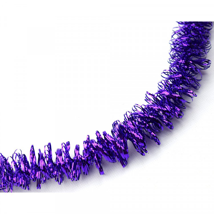 Мишура 3,5*200см "Кольца-1" фиолетовый арт.М2105 Мишура 3,5*200см "Кольца-1" фиолетовый арт.М2105