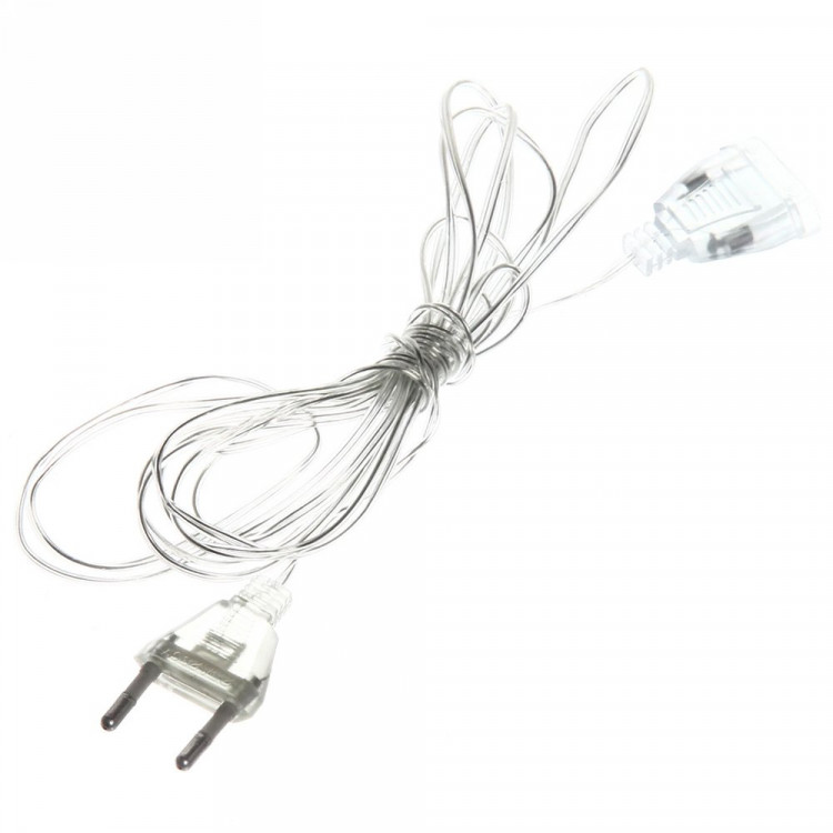 Удлинитель д/домашней гирлянды 1,5м "Серпантин" цв.прозрачный арт.183-963