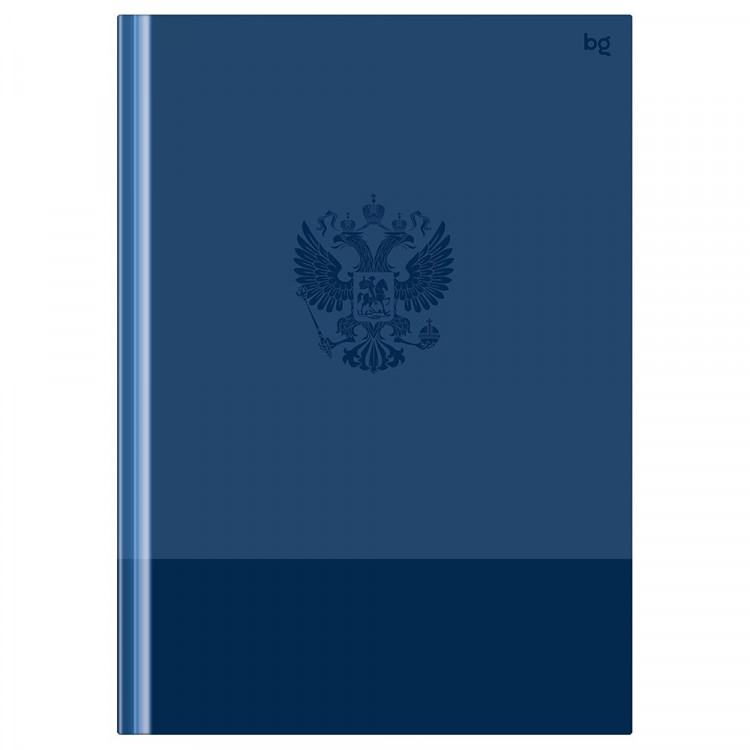 Бизнес-блокнот А4 твердая обложка 80 листов (BG) Россия ламинация глянцевая арт ББ4т80_лг 57563