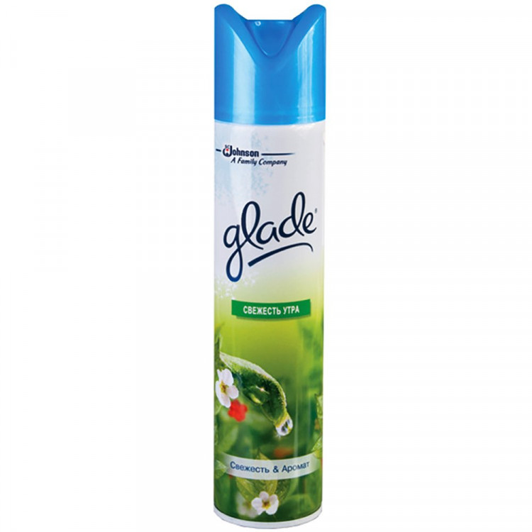 Освежитель Glade 300мл Свежесть утра  (Ст.12)