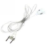 Удлинитель д/домашней гирлянды 03м цв.прозрачный арт.183-965 Удлинитель д/домашней гирлянды 03м цв.прозрачный арт.183-965