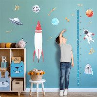 ЛИКВИДАЦИЯНаклейка интерьерная (deVENTE) Космонавт ростомер 50х70см ПВХ арт.8002298