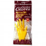 Перчатки хозяйственные латексные с х/б напылением Gloves "Для деликатной уборки" размер M арт.403-083 Перчатки хозяйственные латексные с х/б напылением Gloves