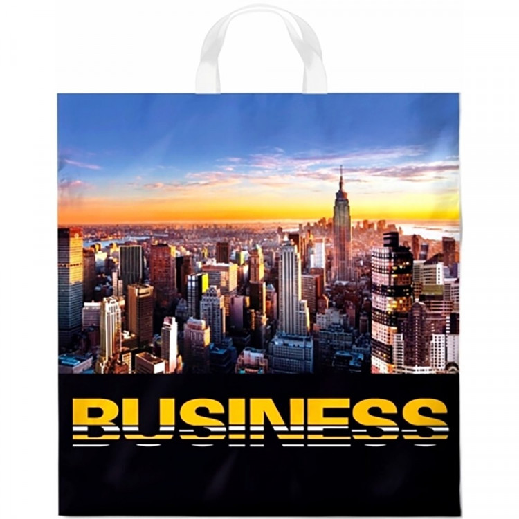 Пакет ПВД с ручкой петля "Панорама" 40*42+6см 50мкм арт.ПТЛ48032