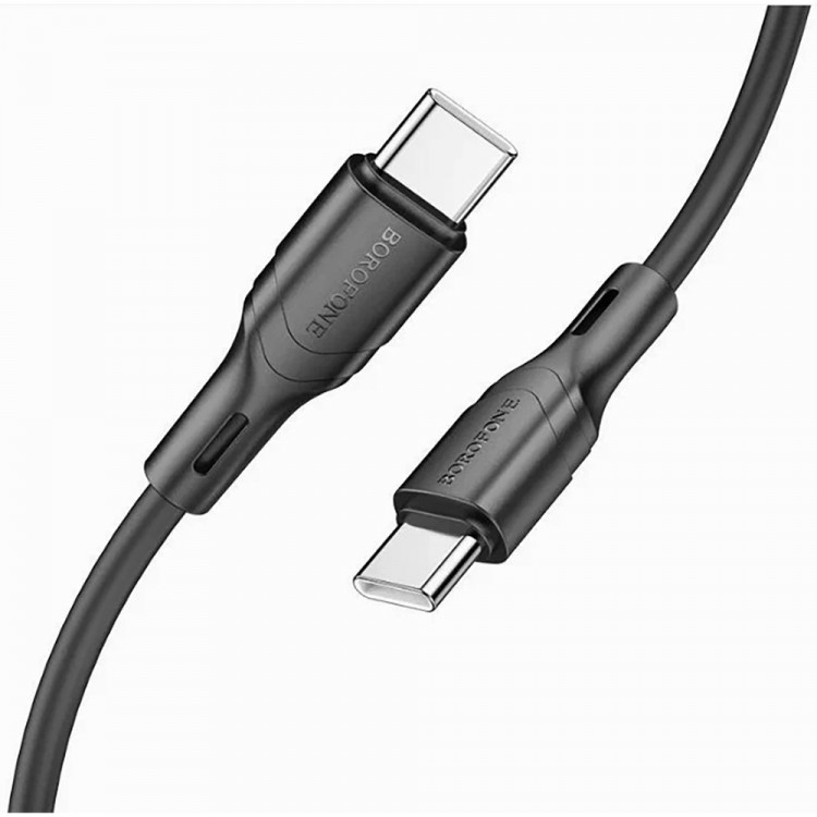 Кабель USB - USB Type-C BOROFONE BX99 ,1м, черный Кабель USB - USB Type-C BOROFONE BX99 ,1м, черный
