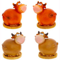 Копилка СГ "Бык" 8см в ассортименте арт.753753 Копилка СГ "Бык" 8см в ассортименте арт.753753