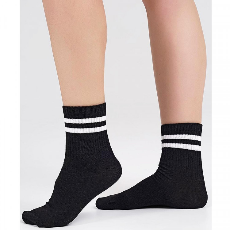 Носки детские для мальчика артикул С1451 80% хлопок, 18% полиамид, 2% эластан цвет черный (Clever)