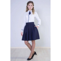 Юбка для девочки (OVAS) арт.4322 размер 30/122-36/146 цвет черный/полоса Юбка для девочки (OVAS) арт.4322 размер 30/122-36/146 цвет черный/полоса