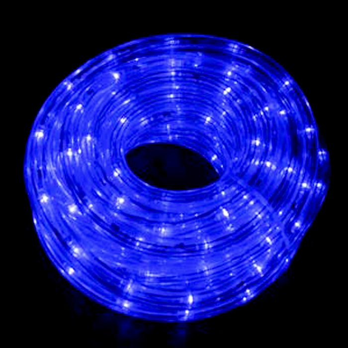 Гирлянда электрическая уличная Дюралайт 20м LED цвет синий арт.L-DL-20/11-B
