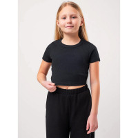 Футболка для девочки арт.CLE 856874шл размер 34/134-42/158 цвет черный Футболка для девочки арт.CLE 856874шл размер 34/134-42/158 цвет черный