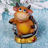 Статуэтка СГ "Бычок Гаврюша в подкове" 7,5см арт.541-236 Статуэтка СГ "Бычок Гаврюша в подкове" 7,5см арт.541-236