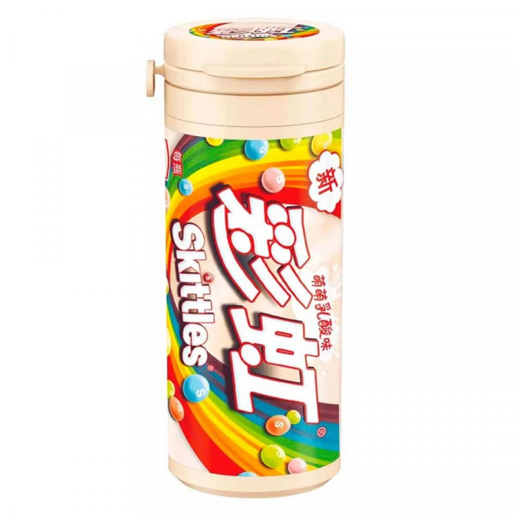 Жевательная конфета Skittles 30гр, ягоды в йогурте, банка (Ст.12)
