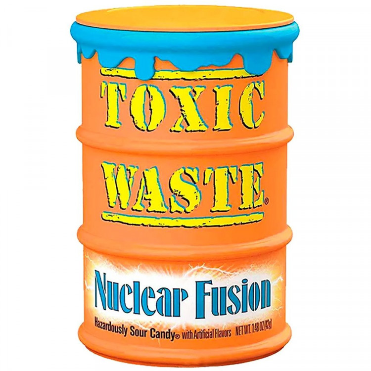 Леденецы Токсик 42гр, Ядерный синтез оранжевая бочка (Ст.12)
