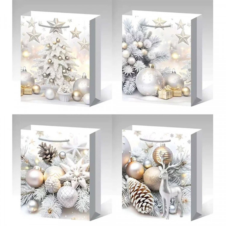 Пакет подароч. бумаж. 26*32см "Морозный денек" арт.230-943