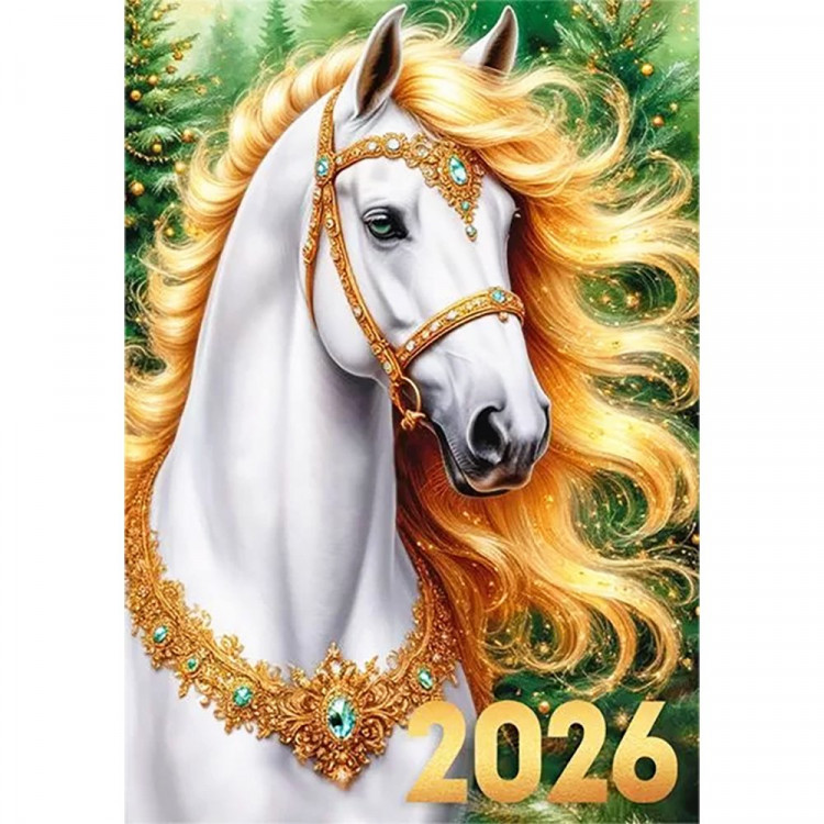 Бирка-открытка д/подарков А7 "Символ года 2026" арт.30001244