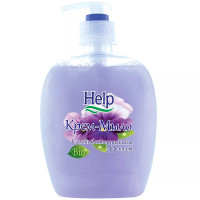 Крем-мыло жидкое 500миллилитров дозатор HELP антибактериальный