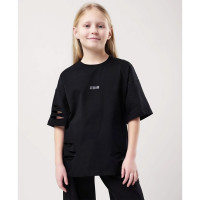 Футболка для девочки арт.CLE 856890/10г_п размер 34/134-42/158 цвет черный Футболка для девочки арт.CLE 856890/10г_п размер 34/134-42/158 цвет черный