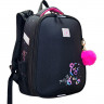 Ранец для девочек школьный (Stavia) Неоновый медведь черный 30х38х16 см арт.82257Б Ранец для девочек школьный (Stavia) Неоновый медведь черный 30х38х16 см арт.82257Б