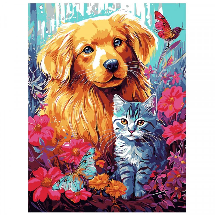 Картина по номерам 28,5х38см (LORI) Сладкая парочкарт.Кпн-343 Картина по номерам 28,5х38см (LORI) Сладкая парочкарт.Кпн-343