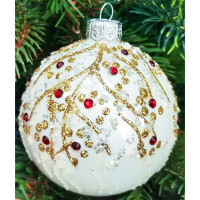 Шар стекло 10см "Княжеский" серия "ВС" п/у арт.КУ-100-201012