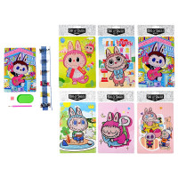 Алмазная мозаика 15х21см (Mazari) Зубастик без подрамника частичное заполнение арт.M-20524