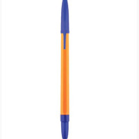 Ручка шариковая непрозрачный корпус (Attomex) желтый синий 0,7мм арт.5073919 (Ст.)