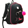 Ранец для девочек школьный (Stavia) Собачка мультиколор розовый 30х38х16 см арт.82259Б