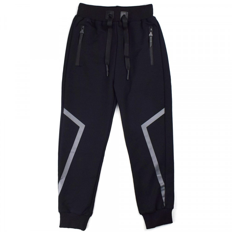 Брюки для мальчика артикул 510 размерный ряд 30/116-46/170 цвет черный